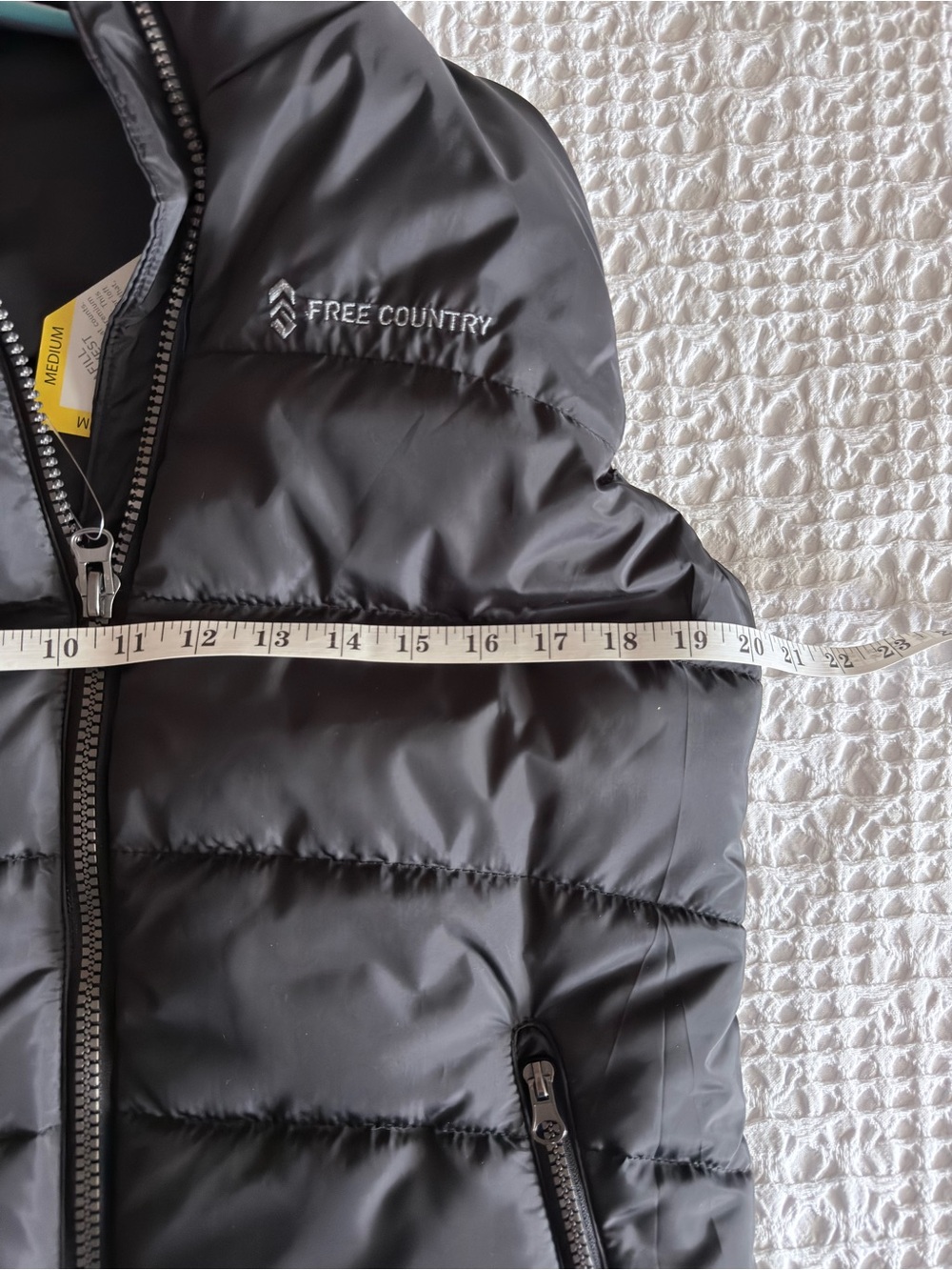 Free Country Ultrafill Puffer Vest Black Women’s Medium NWT Outdoor Activewear - Picture 10 of 12